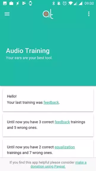 Audio Training EQ and Feedback Screenshot 0