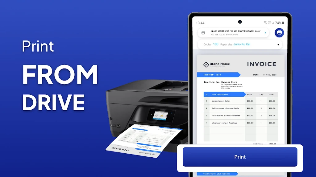 Mobile Printer: Print & Scan Captura de pantalla 2