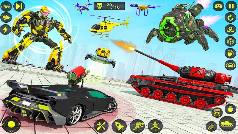 Army Tank Robot Car Games: Captura de pantalla 3