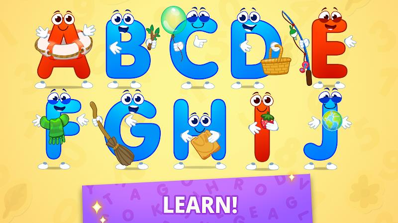 ABC kids! Alphabet, letters ဖန်သားပြင်ဓာတ်ပုံ 2