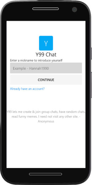 Y99 Chat - Your friend finder স্ক্রিনশট 2