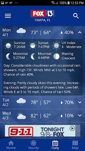 FOX 13 SkyTower Radar ဖန်သားပြင်ဓာတ်ပုံ 2