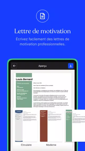 CV.fr : Créer un CV pro应用截图第1张