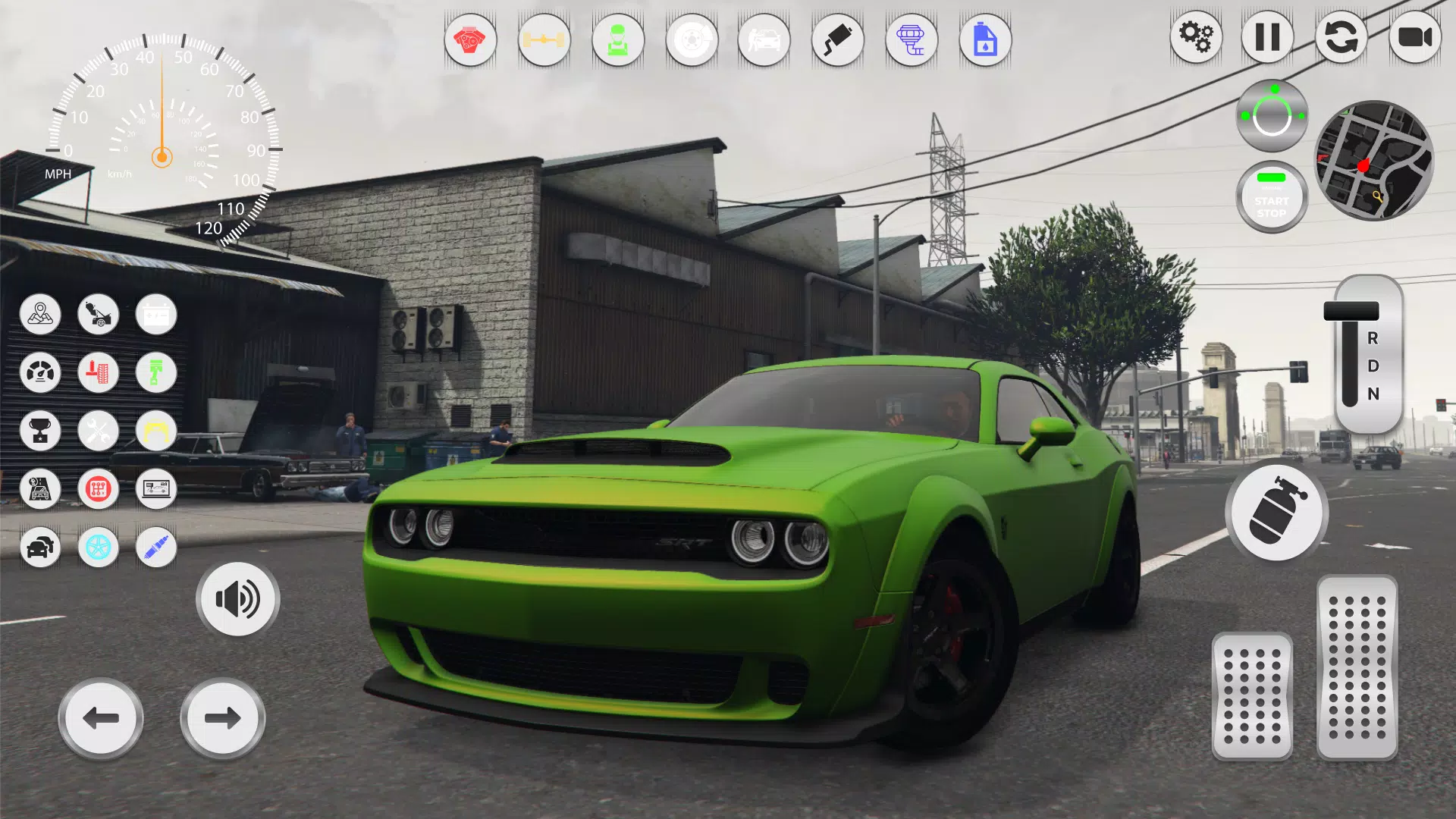 Race Muscle: Dodge Challenger Schermafbeelding 0