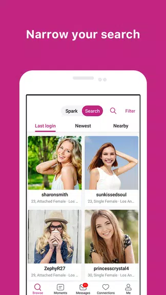 Pure Affair NSA Hookup Finder App - Hook up Dating スクリーンショット 1