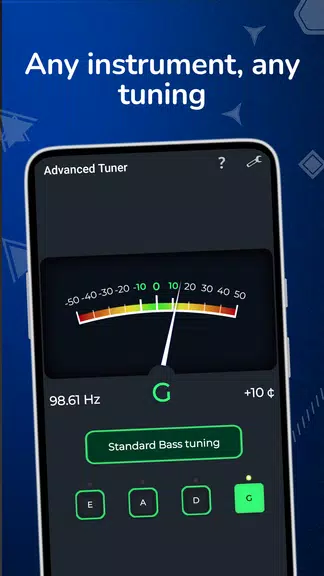 Advanced Tuner guitar violin Schermafbeelding 2