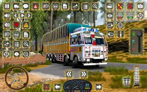 Indian Truck Offroad Cargo 3D Tangkapan skrin 2