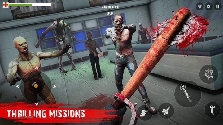 Sniper 3D Zombie: War Shooting Скриншот 0