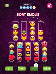 Emoji Sort: Sorting Games स्क्रीनशॉट 0