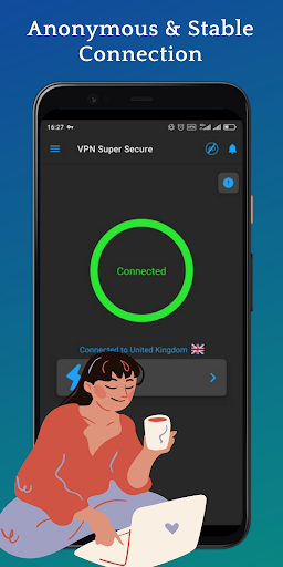 VPN Super - Secure VPN Proxy Captura de pantalla 1