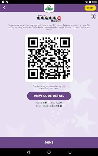 Tennessee Lottery Official App Schermafbeelding 1