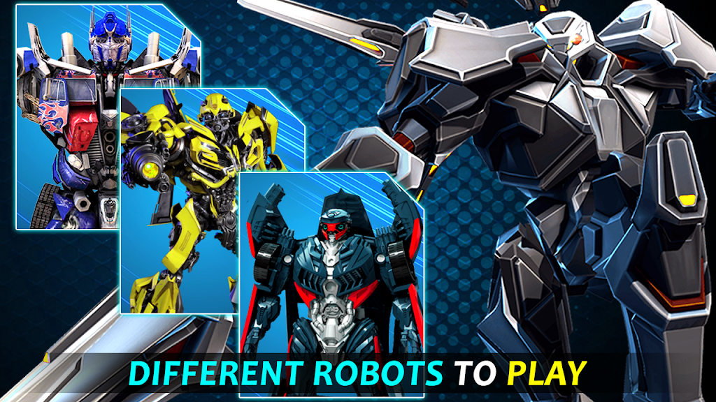 Futuristic Robot City Fighting 3D Game Captura de pantalla 2