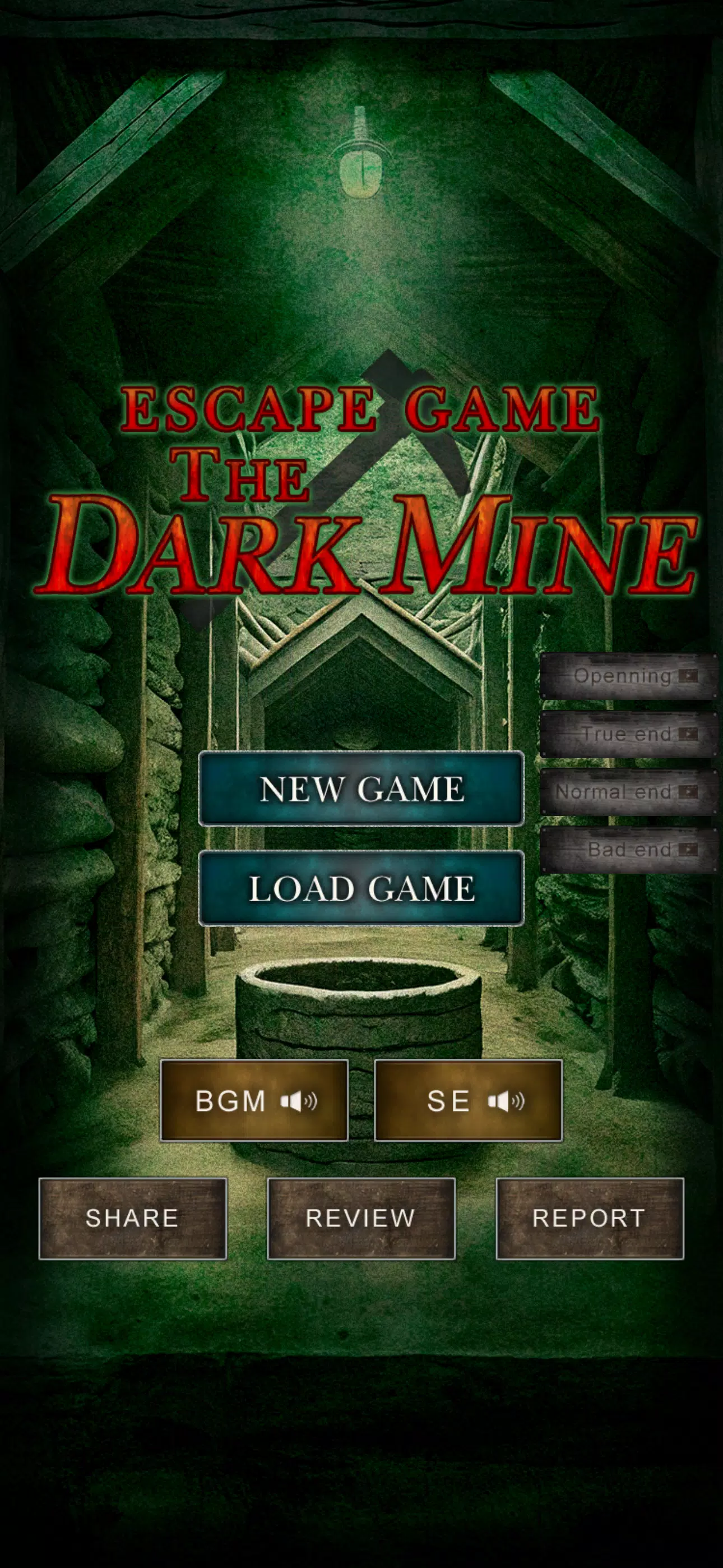 Escape Game THE DARK MINE应用截图第0张