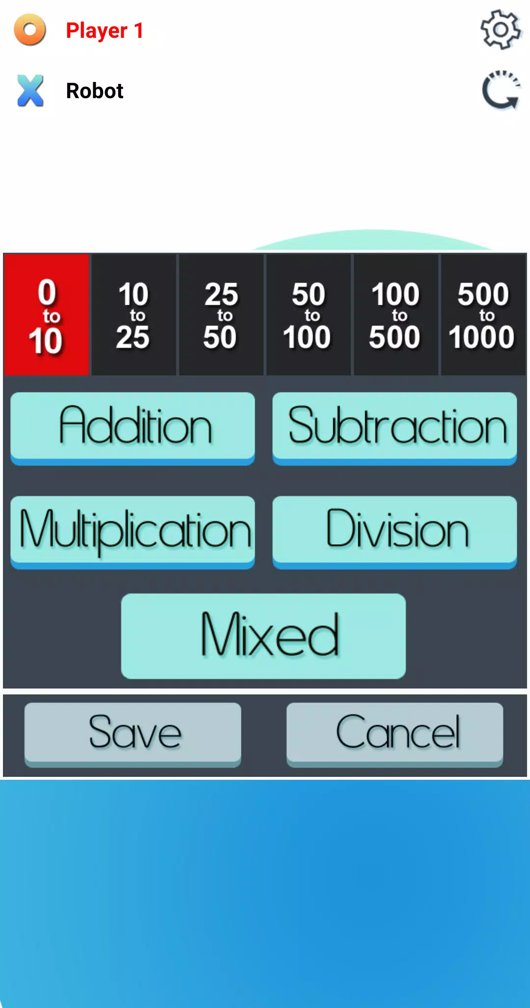 Tic Tac Toe: A Math Game Screenshot 3