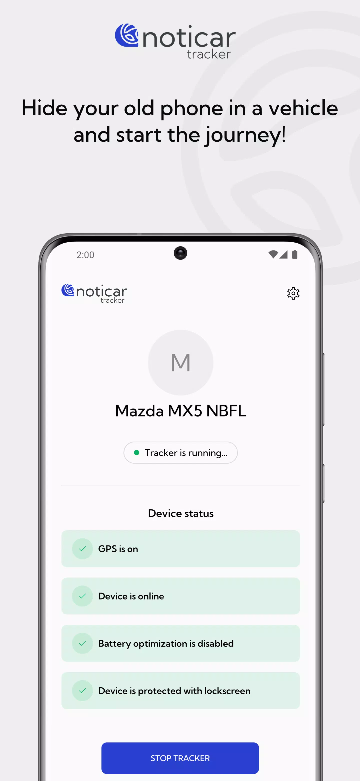 noticar tracker स्क्रीनशॉट 1