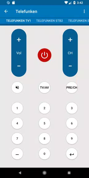 Telefunken TV Remote स्क्रीनशॉट 3