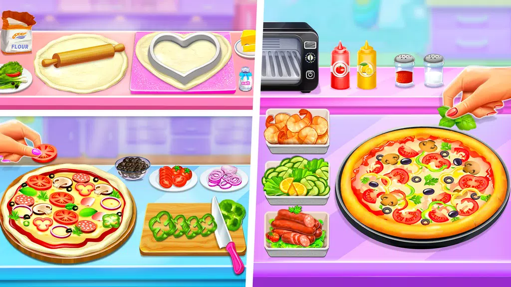 Pizza Maker Food Cooking Games Captura de pantalla 0