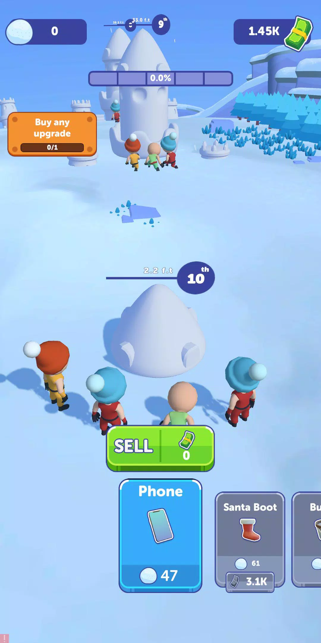 Snow Castle: Idle Clicker Tangkapan skrin 0