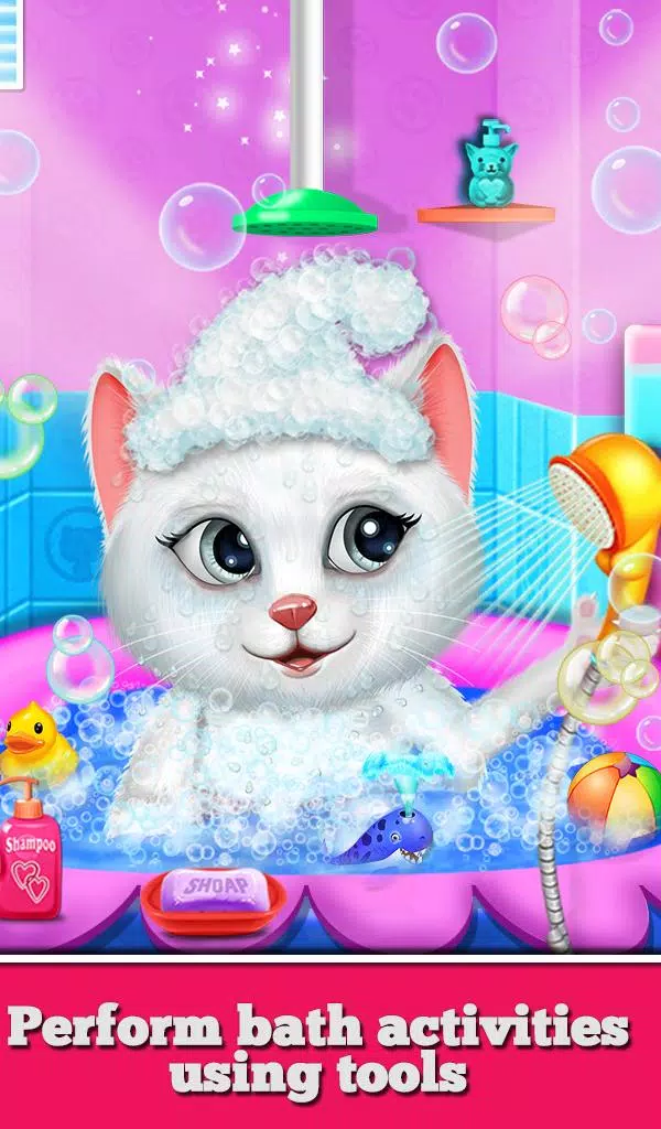 Kitty Nail Salon Daycare Cute Capture d'écran 1