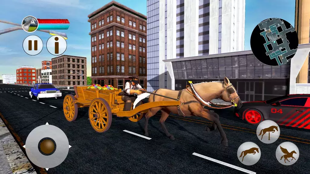 Flying Horse Taxi Transport Screenshot 1