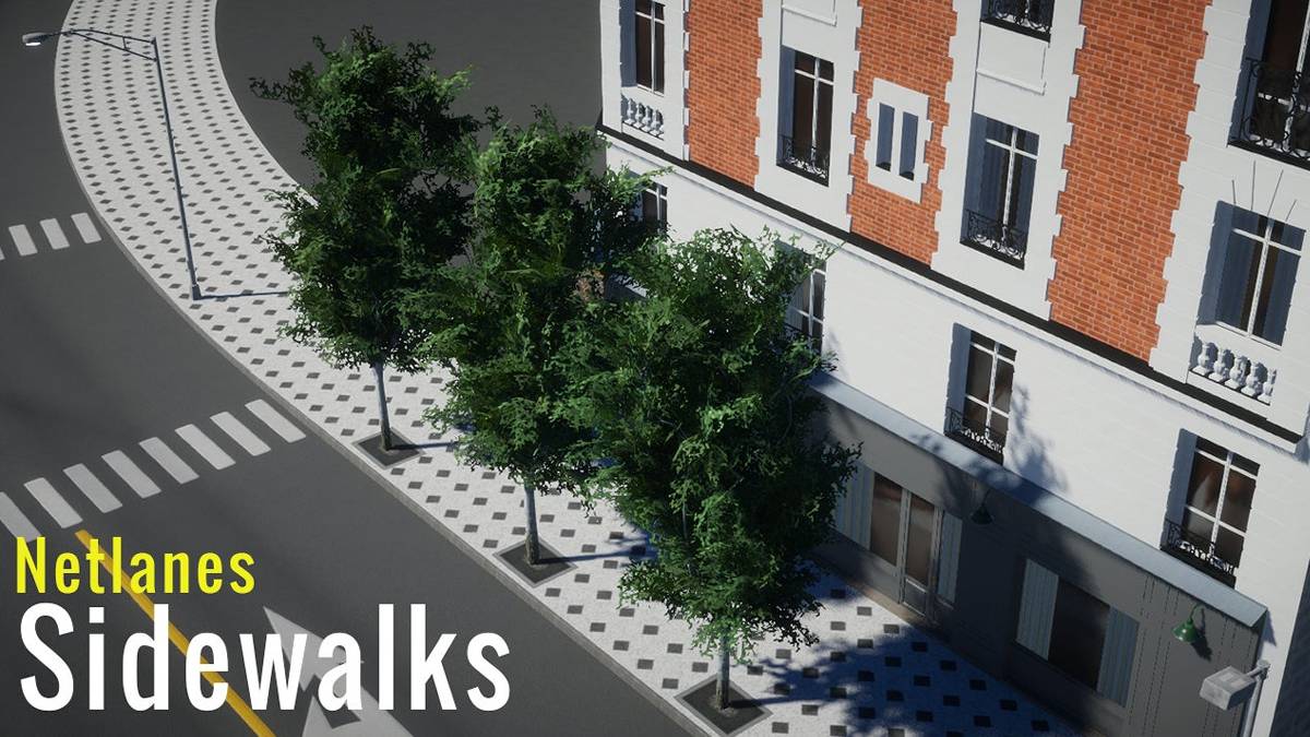 Netlanes Wallesways & Paths est un excellent mod pour les villes Skyline 2