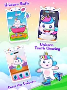 Baby Unicorn Phone For Kids Ekran Görüntüsü 3