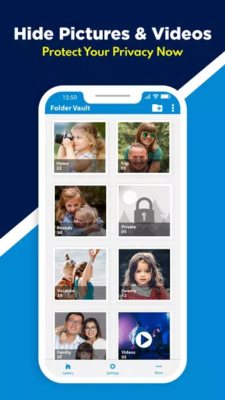 Folder, File & Gallery Locker Captura de tela 1