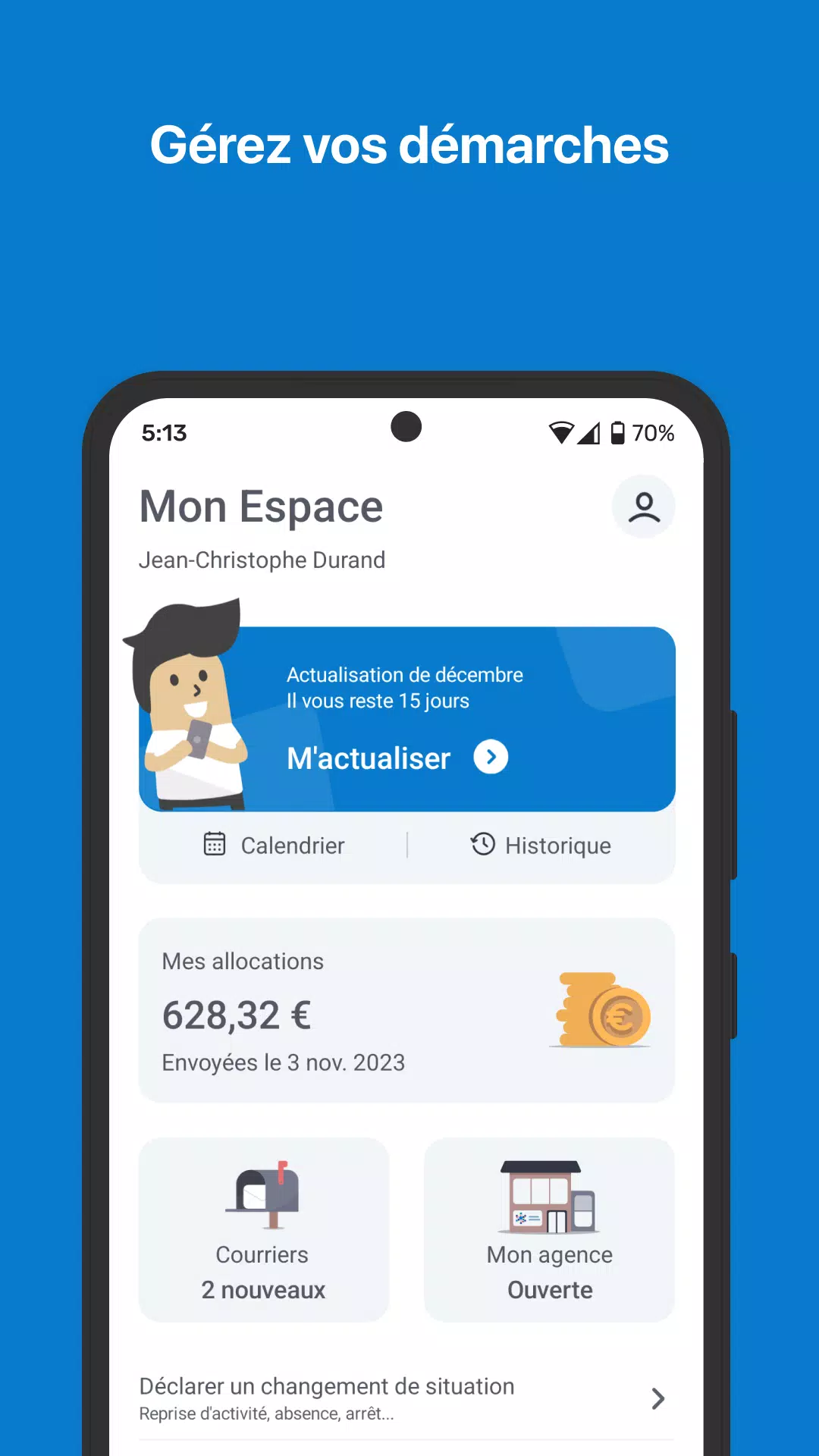 Mon Espace - France Travail Screenshot 0