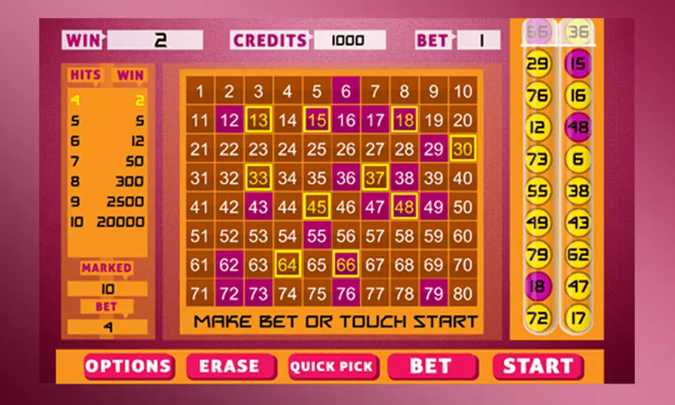 Keno Bingo Ekran Görüntüsü 1