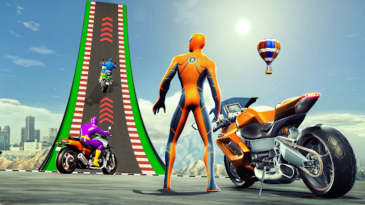 Super Hero Bike: Racing Game スクリーンショット 2