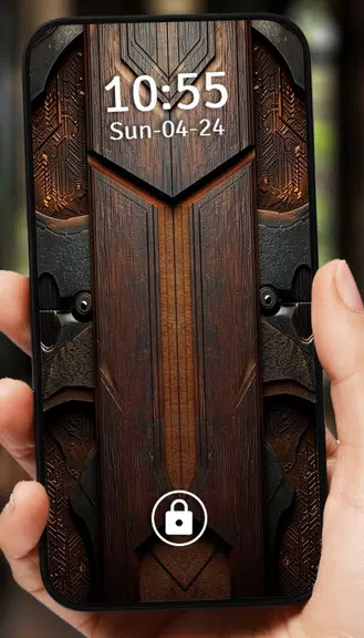 Vintage Door Lock Screen ဖန်သားပြင်ဓာတ်ပုံ 3