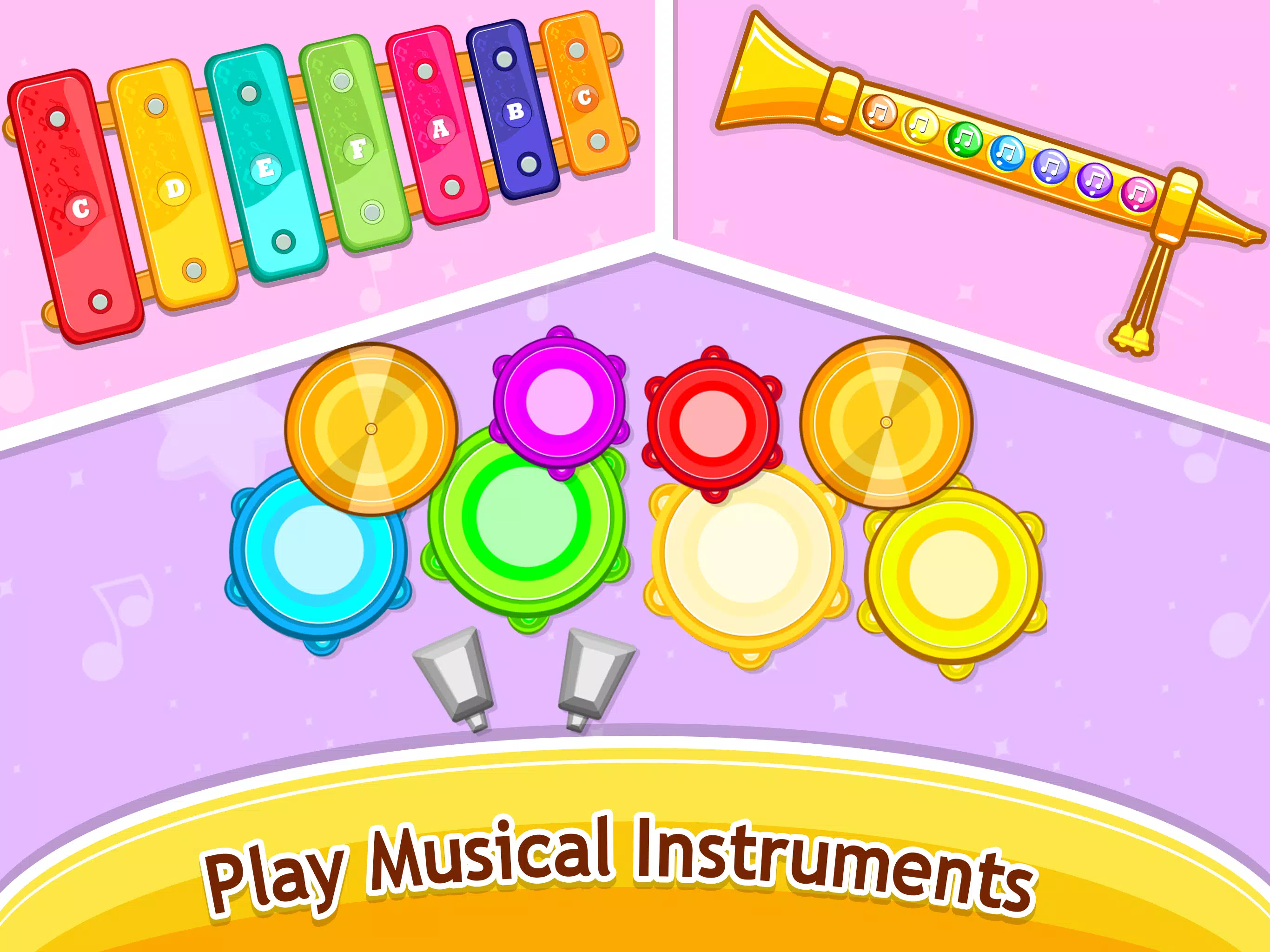 Kids Music piano - games Ekran Görüntüsü 1