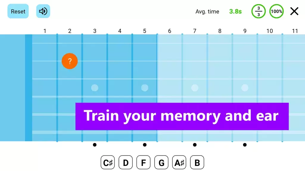 Guitar Fretboard: Scales Schermafbeelding 2