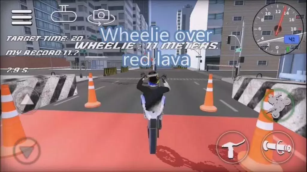 Wheelie Bike 3D game Capture d'écran 3