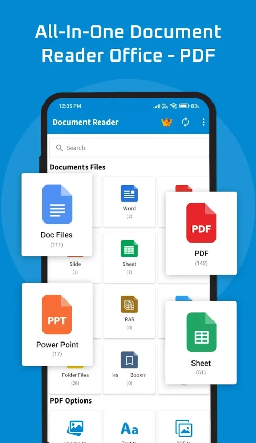 Document Reader ဖန်သားပြင်ဓာတ်ပုံ 0