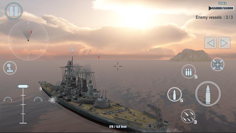 Warship War :Navy Fleet Combat 스크린샷 1