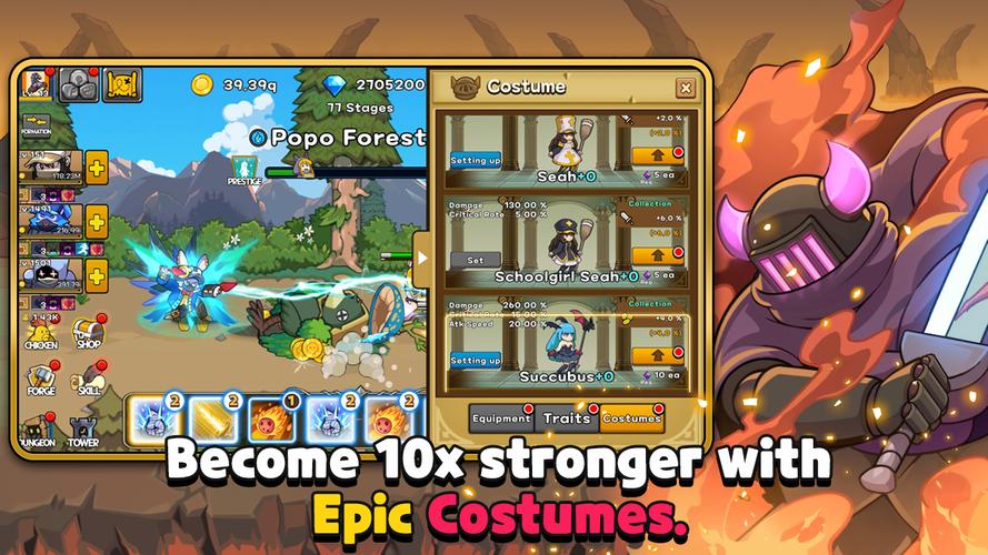 Rebirth Tales: Idle RPG Tangkapan skrin 3