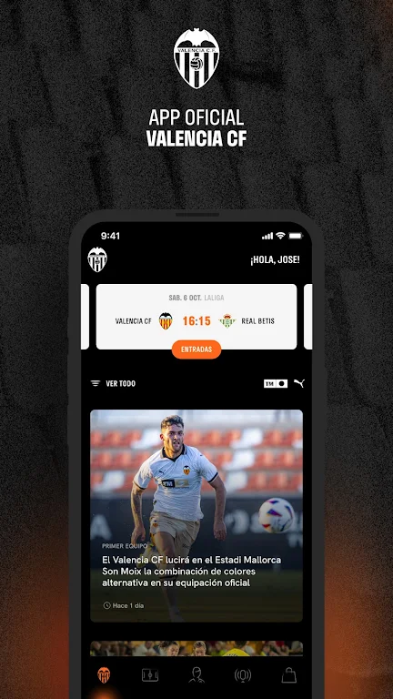 Valencia CF - Official App 스크린샷 0