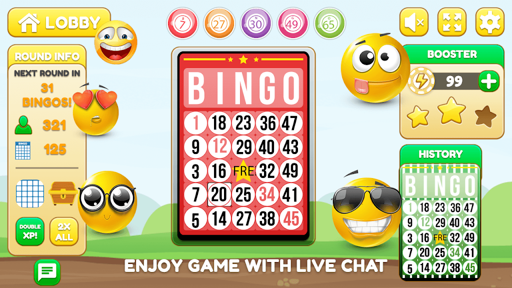 Bingo King-Free Bingo Games-Bingo Party-Bingo Ekran Görüntüsü 2