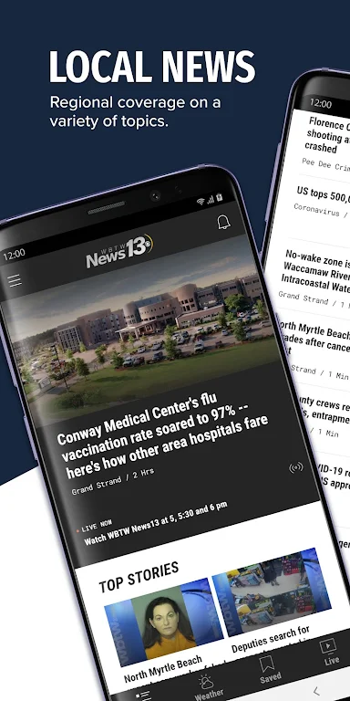 WBTW News 13 Myrtle Beach, SC ภาพหน้าจอ 0