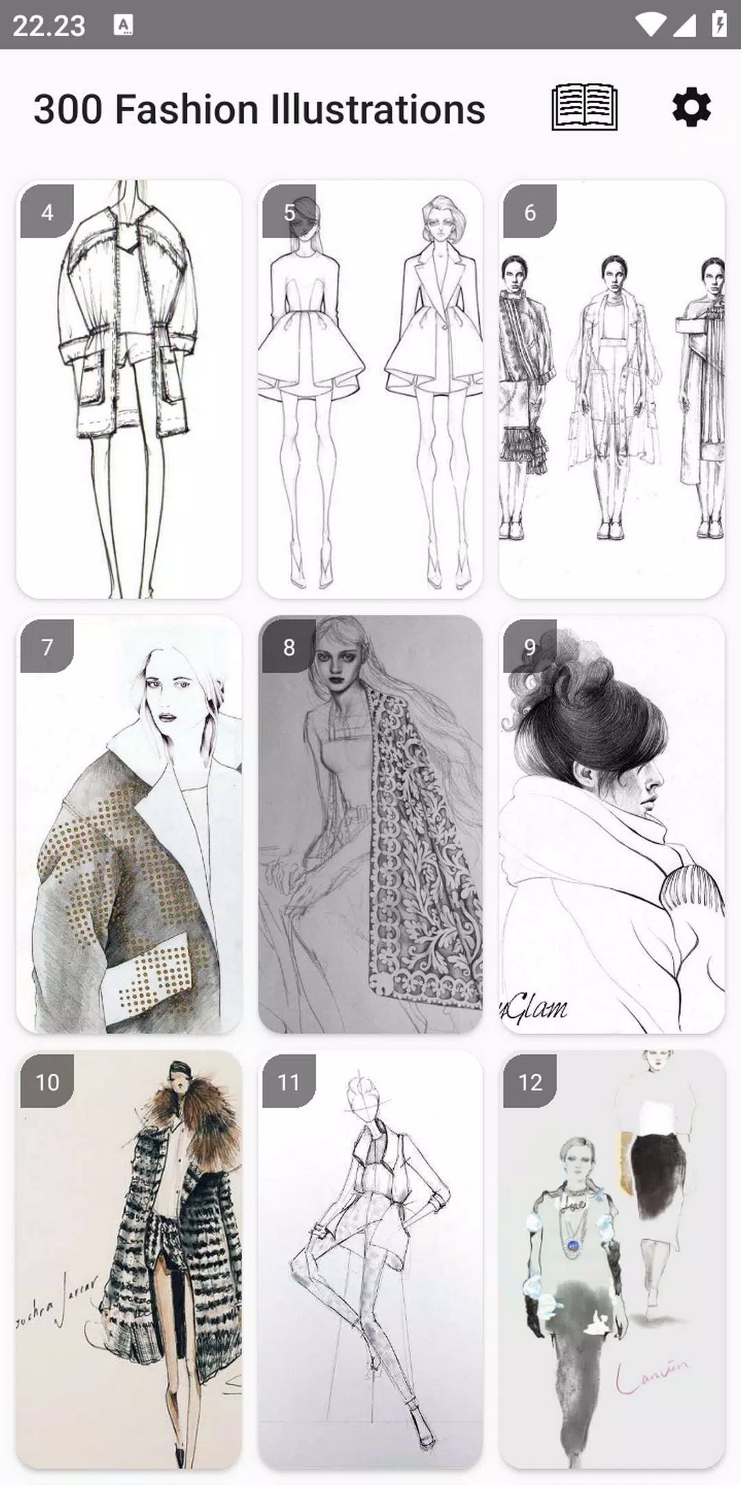 300 Fashion Illustrations Скриншот 0