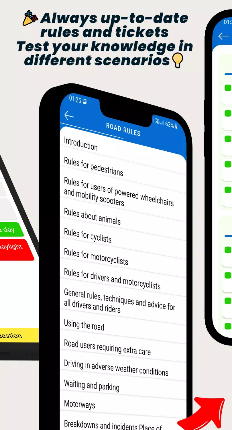 AVTO TEST - Traffic Rules 2025 Zrzut ekranu 2