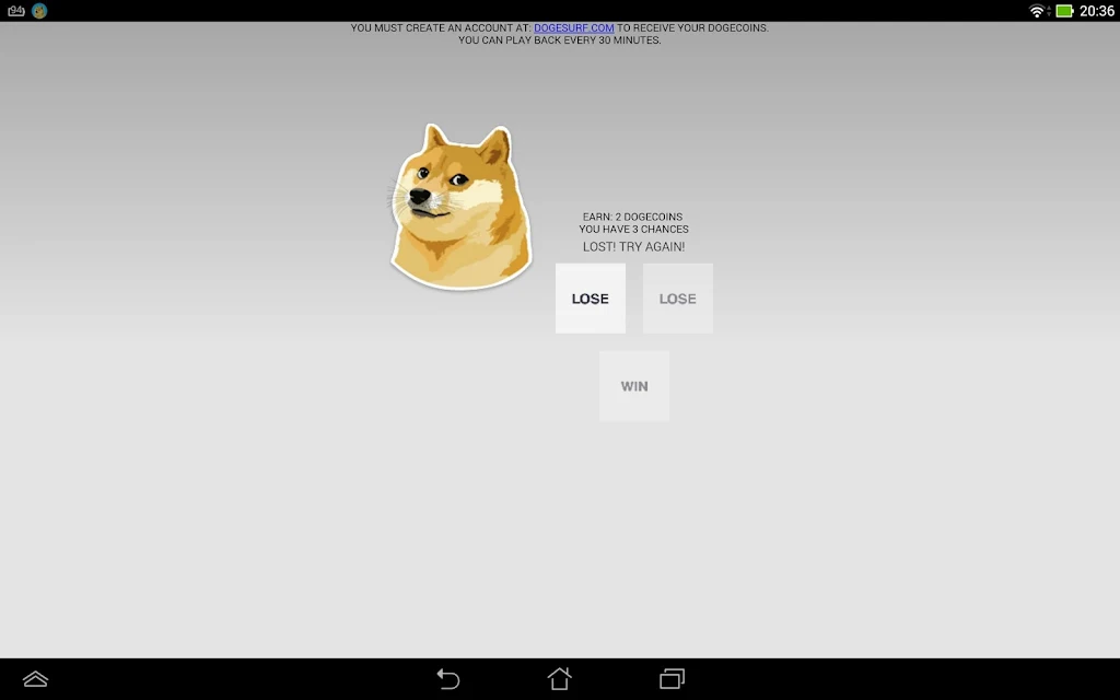 ScratchDogecoin ภาพหน้าจอ 1