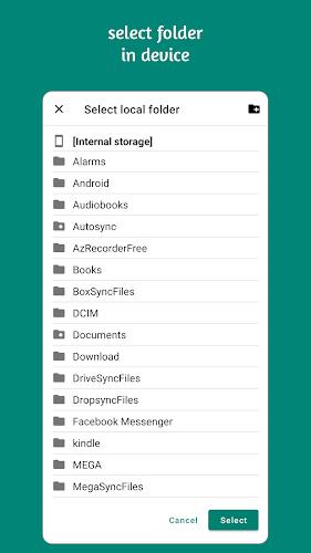 Autosync - File Sync & Backup Capture d'écran 1