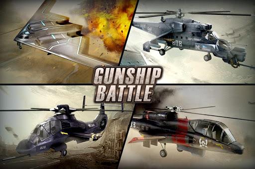 GUNSHIP BATTLE：直升機 3D Action應用截圖第0張