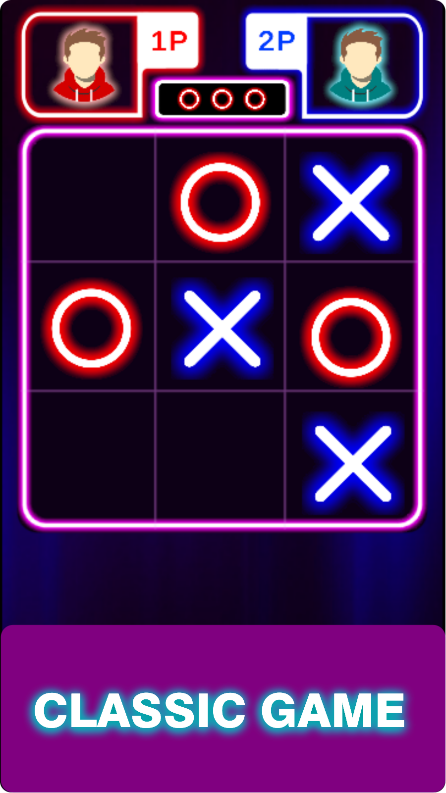 Tic Tac Toe Home : 2 Player XO应用截图第1张