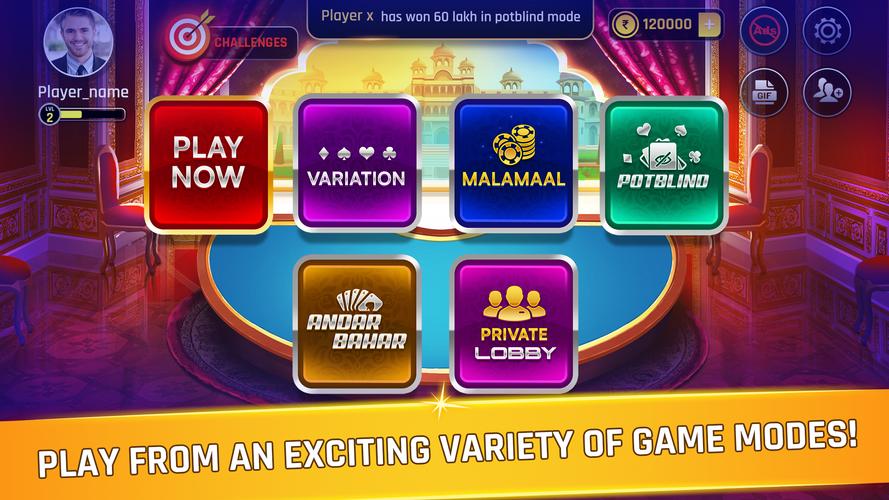 Teen Patti Malamaal Capture d'écran 2