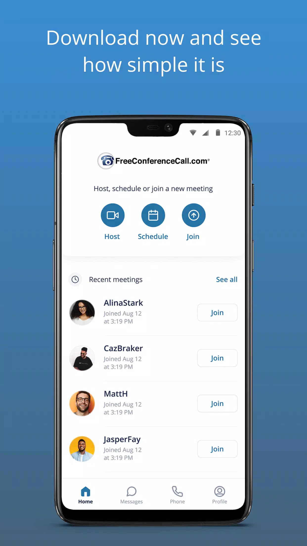 Free Conference Call應用截圖第3張