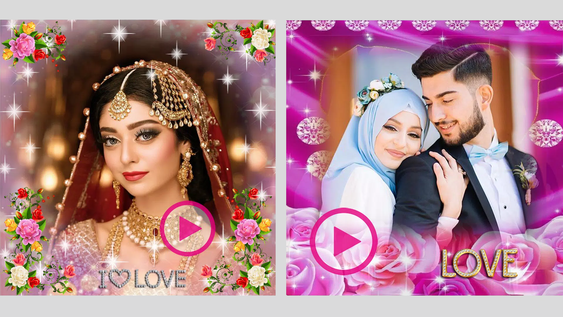 Love Flower Video Maker Schermafbeelding 3