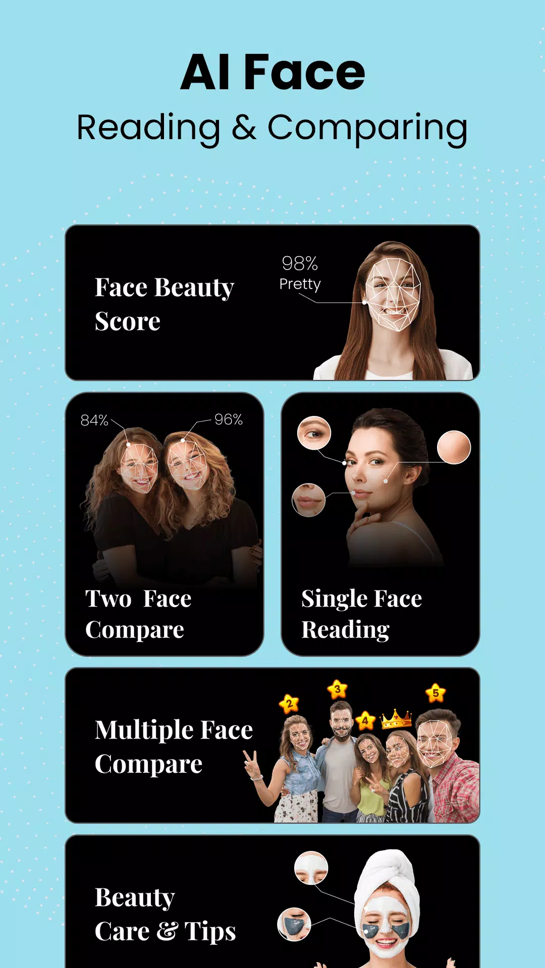 Face Beauty Score Calc & Tips Zrzut ekranu 2